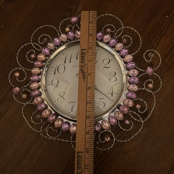 Princess Bling Pink Purple & Silver Sterling & Noble Royal Princess Clock Co. - Picture 14 of 15